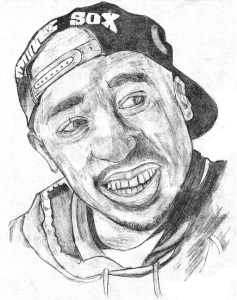 Tupac Shakur by Christian, a participant from San Mateo